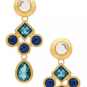 Revolve 8 Other Reasons Aquamarine Drop Earrings in Blue